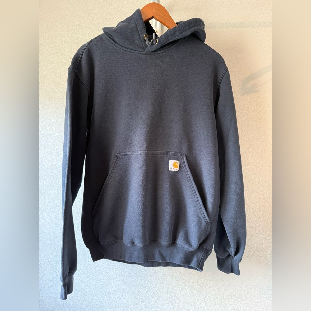 Carhartt Navy Pullover Hooded Sweatshirt
